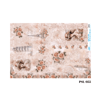 Papel Seda 67cm x 46cm PSL0551