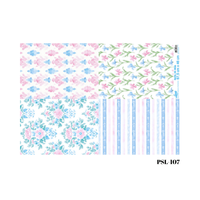 Papel Seda 67cm x 46cm PSL1071