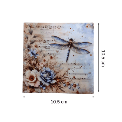 Ceramica con diseño 10,5x10,5cm SBZ111
