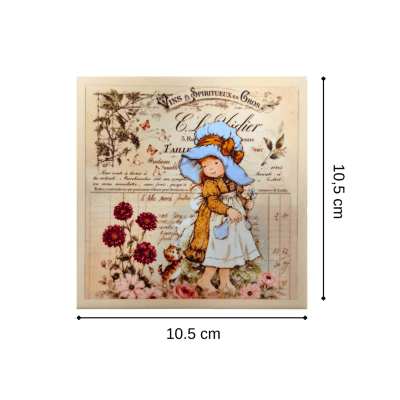 Ceramica con diseño 10,5x10,5cm SBZ151