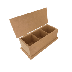 Caja de Té con 3 divisiones