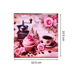 Ceramica con diseño 10,5x10,5cm SBZ16