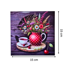Ceramica con diseño 15x15cm  CBZ19