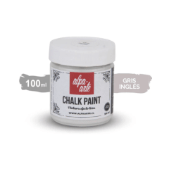 Pintura Tiza 100 ml (Chalk Paint) – GRIS INGLES