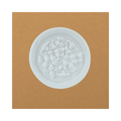 Moldura porcelana fria Rosetón