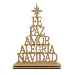 Árbol de palabras de Navidad