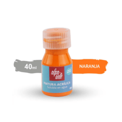 Pintura Acrílica 40 ml – NARANJA