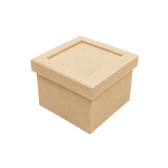 Caja cuadrada con tapa