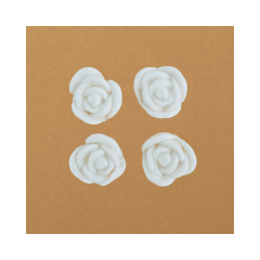Moldura porcelana 4 rositas pequeñas