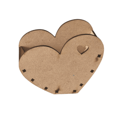 Caja de corazón pequeña 10cm x 8cm