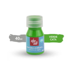Pintura Acrílica 40 ml – VERDE CATA