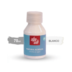 Pintura Acrílica 70 ml – BLANCO TITANIO