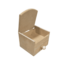 Caja con tapa plegable