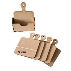 Posavasos En forma de Tabla Cuadrada