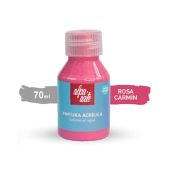 Pintura Acrílica 70 ml – ROSA CARMÍN