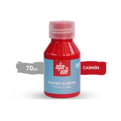 Pintura Acrílica 70 ml – CARMÍN