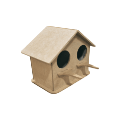 Casa de pajaros doble
