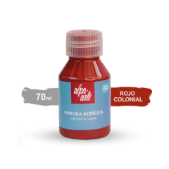 Pintura Acrílica 70 ml – ROJO COLONIAL