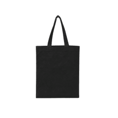 Bolsa de algodón chica 30x24 (cm) NEGRA