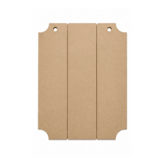 Tabla Con marcas 25cm alto (5mm espesor)