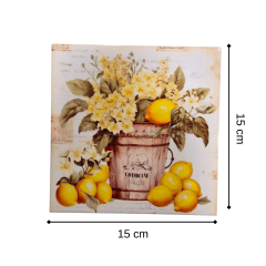 Ceramica con diseño 15x15cm CBZ12
