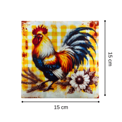 Ceramica con diseño 15x15cm CBZ14