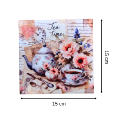 Ceramica con diseño 15x15cm CBZ16