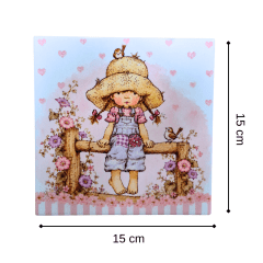 Ceramica con diseño 15x15cm CBZ2