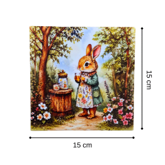 Ceramica con diseño 15x15cm CBZ4