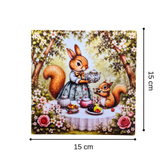 Ceramica con diseño 15x15cm CBZ5