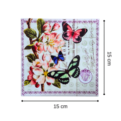 Ceramica con diseño 15x15cm CBZ8