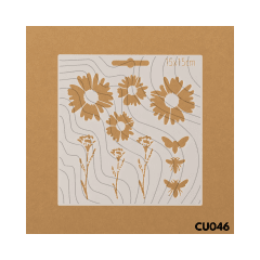 Estencil 15x15cm CU046