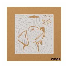 Estencil 15x15cm CU055