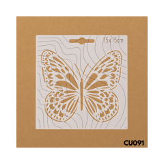 Estencil 15x15cm CU091