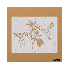 Estencil 15x20cm FA118