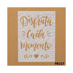 Estencil 15x20cm FR027