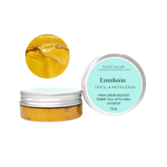 Emulsión Textil Metalizada – Dorado