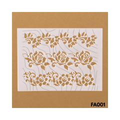 Estencil 15x20cm FA001