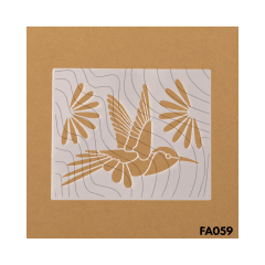 Estencil 15x20cm FA059
