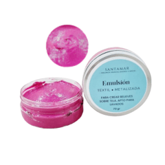 Emulsión Textil Metalizada – Fuscia