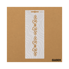 Estencil 10x25cm GU001