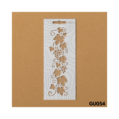 Estencil 10x25cm GU054