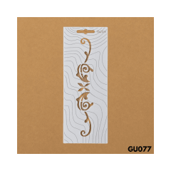 Estencil 10x25cm GU077
