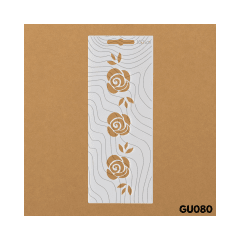 Estencil 10x25cm GU080