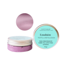 Emulsión Textil Metalizada – Lavanda