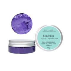 Emulsión Textil Metalizada – Morado