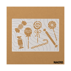 Estencil 15x20cm NA010