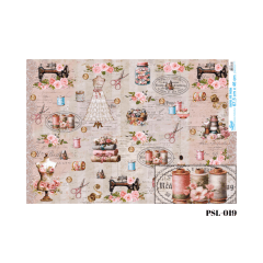 Papel Seda 67cm x 46cm PSL019