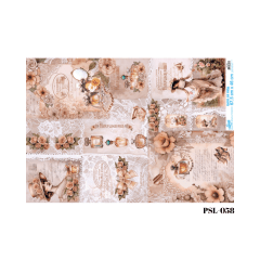 Papel Seda 67cm x 46cm PSL058