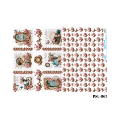 Papel Seda 67cm x 46cm PSL063